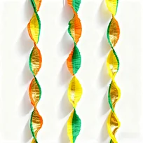 Colorful Printed Crepe Paper Ribbon Garland
